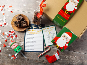 Christmas 'Santa' Treats And Brownies Hamper, 3 of 3