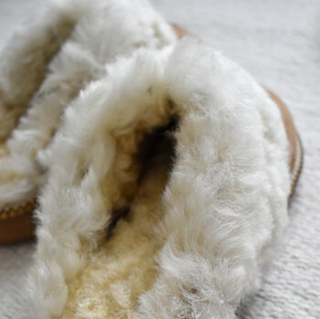 Luxury Sheepskin Slip On Slippers Lola, 3 of 5