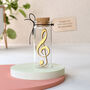 Treble Clef Personalised Message Bottle Gift, thumbnail 2 of 4