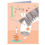 Mini Unicorn 1st Birthday Card, thumbnail 2 of 5