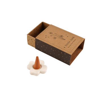 Four Leaf Clover Incense Cone Holder | In Gift Box | Home Decor, 2 of 6