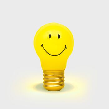 Smiley Cordless Glass Lightbulb, 4 of 4