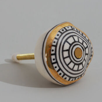 G Decor Sorrento Artistic Ceramic Doorknobs, 3 of 6