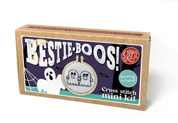 Bestie Boos! Halloween Mini Matchbox Cross Stitch Kit, 3 of 3