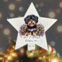 Personalised Jackapoo In Christmas Lights, thumbnail 3 of 10