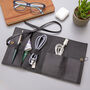 Faux Leather Cable Tidy, thumbnail 4 of 5