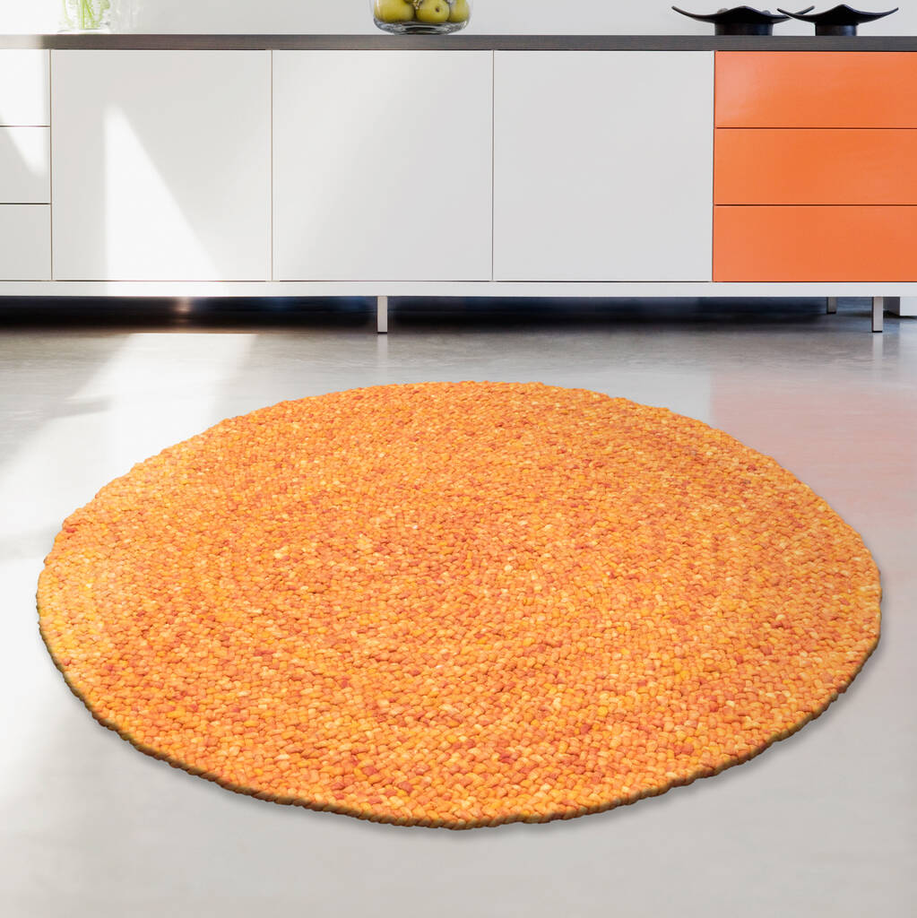 Mauritius Orange Rug By The Rugs Warehouse