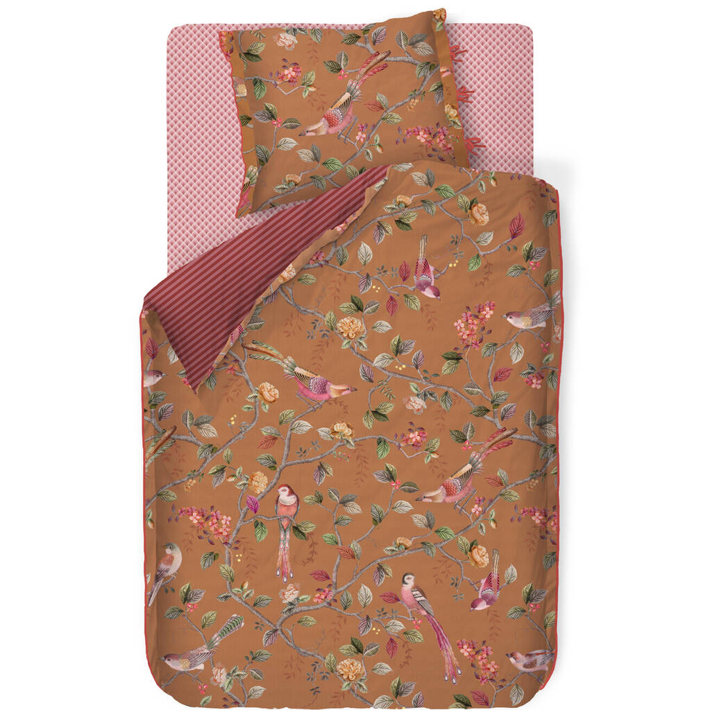 Good Nightingale Yellow Single Duvet Cover Set By Bell & Blue