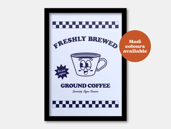 Freshly Brewed Ground Coffee Print, 2 of 5