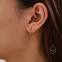 Sterling Silver Ball Chain Earrings, thumbnail 7 of 12