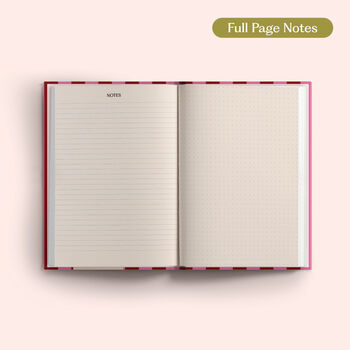2027 Diary | A5 Hardcover Week To View | Pink And Red, 7 of 8