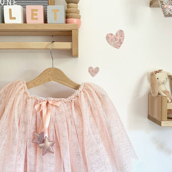 Liberty Fabric Heart Wall Stickers, 6 of 9