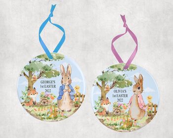 Personalised First Easter Bunny Decoration, 2 of 11