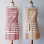 Personalised Cotton Kitchen Apron And Kitchen Towels, thumbnail 2 of 11
