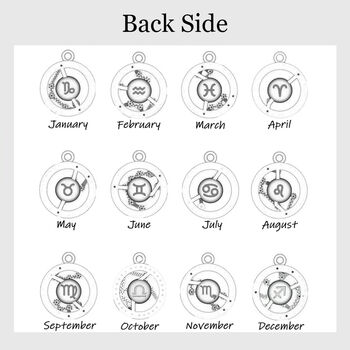 Pisces March Star Sign Silver Necklace Personalised, 8 of 8