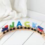 Wooden Letter Name Train, thumbnail 1 of 9