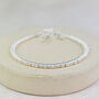 Sterling Silver Mini Rings Bracelet, thumbnail 4 of 6