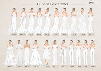 Personalised Bride And Bridesmaid Acrylic Block – Wedding Day Gift, 10 of 10