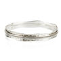 Aura Halo Sterling Silver Spinning Bangle, thumbnail 3 of 6