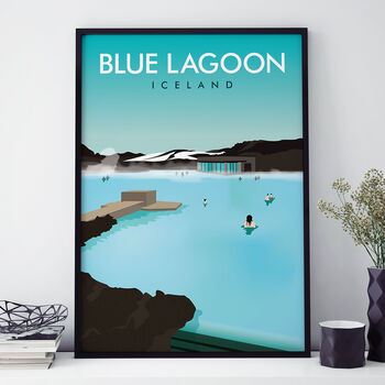 Blue Lagoon Art Print, 2 of 4