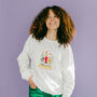 Winter Wonderland Embroidered Sweatshirt, thumbnail 7 of 12