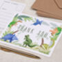 Dinosaur Children's Thank You A6 Postcard Pack, thumbnail 3 of 3