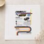 Personalised F1 Season Handkerchief Pair Birthday Gift For All Years, thumbnail 3 of 9