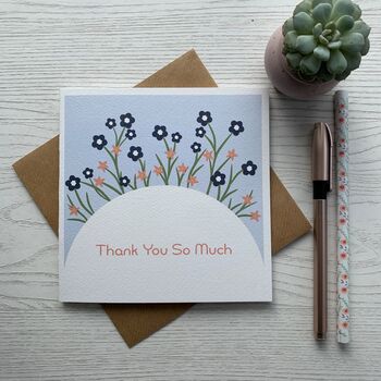 Thank You So Much Greeting Card, 2 of 3