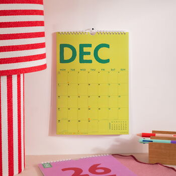 2026–2027 A4 Academic Year Calendar | Colourburst | August Start, 3 of 7
