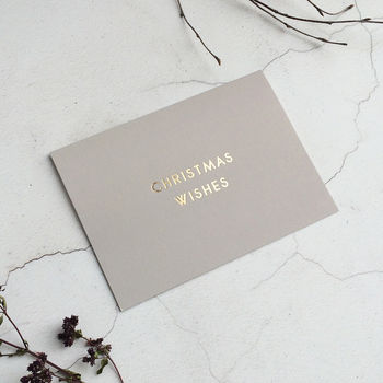 Luxury Gold Foil Christmas Card, 2 of 3