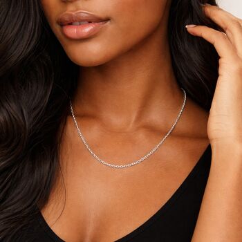 Sterling Silver 2mm Belcher Chain Necklace – 16in To 30in, 4 of 6