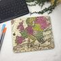 Personalised Old Maps Mouse Mat, thumbnail 1 of 7