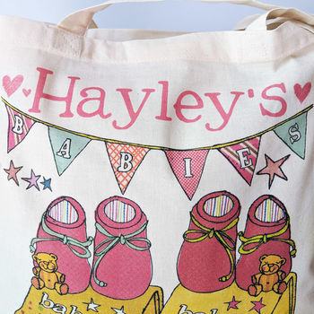 Personalised Baby Shower Bag, 7 of 8