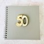 50th Birthday Memories Album / Keepsake Book ~ Boxed, thumbnail 3 of 7