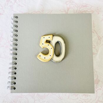 50th Birthday Memories Album / Keepsake Book ~ Boxed, 3 of 7