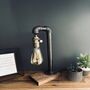 Steampunk Pipe Desk Lamp – Vintage Industrial Light, thumbnail 4 of 6