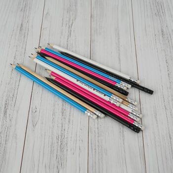 Engraved Personalized Mix Colours Pencils, 8 of 10
