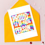 'Proud To Be Your Person' Lgbtqia+ Valentine Card, thumbnail 1 of 2