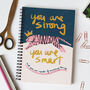 You Are Strong Tiger Spiral Notebook, thumbnail 1 of 6