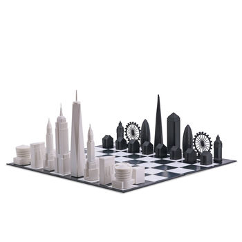 London Vs New York Skyline Chess Set, 2 of 10