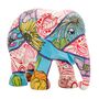 'Henna And Head Scarves' Hand Painted 15cm Elephant, thumbnail 6 of 11