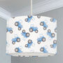Blue Tractor Lampshade, thumbnail 1 of 2