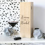 Personalised Couple's Names Alcohol Gift Box, thumbnail 2 of 2