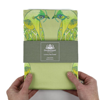 Lovebirds Tea Towel | 100% Cotton | Made In The UK, 10 of 11