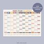 Personalised Wall Planner | 2026 Year Calendar, thumbnail 6 of 6
