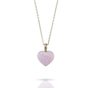 Heart Gemstone Necklace, 2 of 2