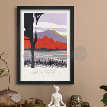 Loch Lomand And The Trossachs National Park Poster Print, 4 of 4