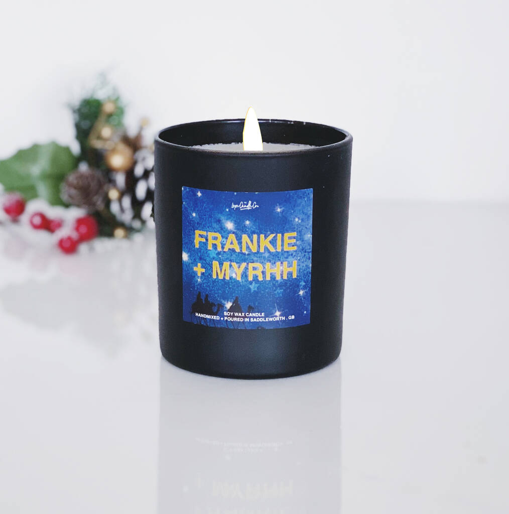 Frankincense And Myrrh Scented Christmas Candle By The Luxe Candle Co