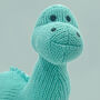 Dinosaur Soft Toy And Personalised Pyjamas, Aqua, thumbnail 2 of 8