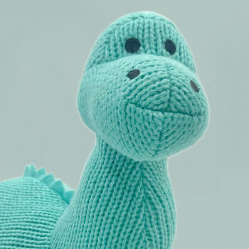 Dinosaur Soft Toy And Personalised Pyjamas, Aqua, 2 of 8